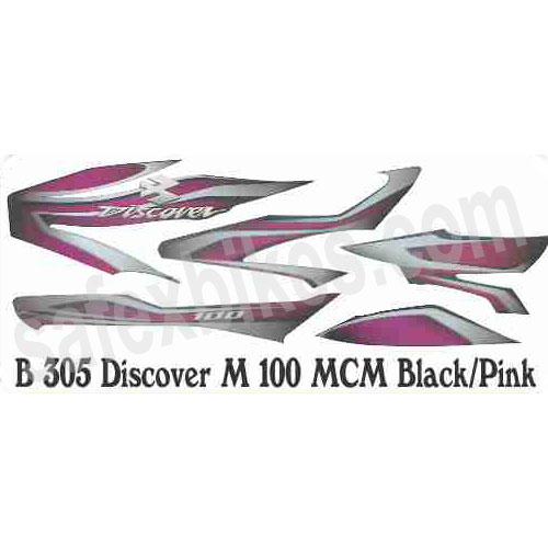 Bajaj discover 100 store sticker set price